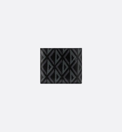 Bifold Wallet  Black CD Diamond Canvas