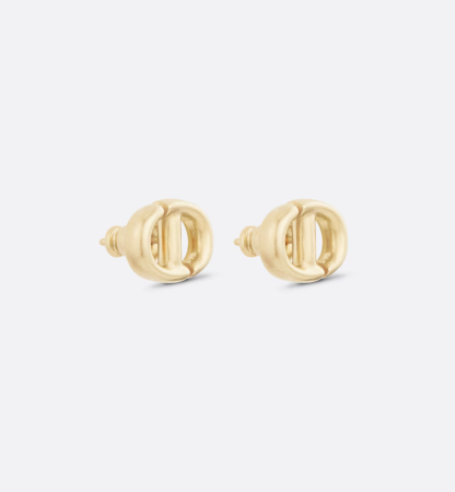 CD Navy Stud Earrings