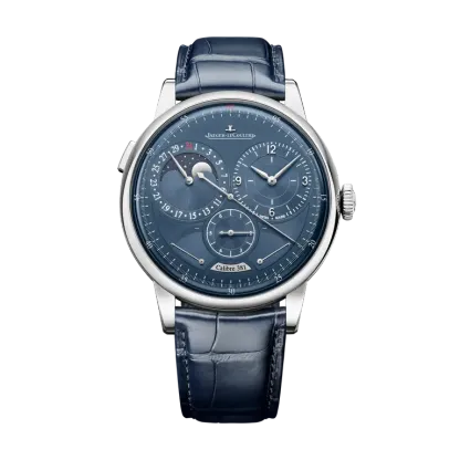 Duometre Quantieme Lunaire 42.5 mm, Stainless steel, Manual winding