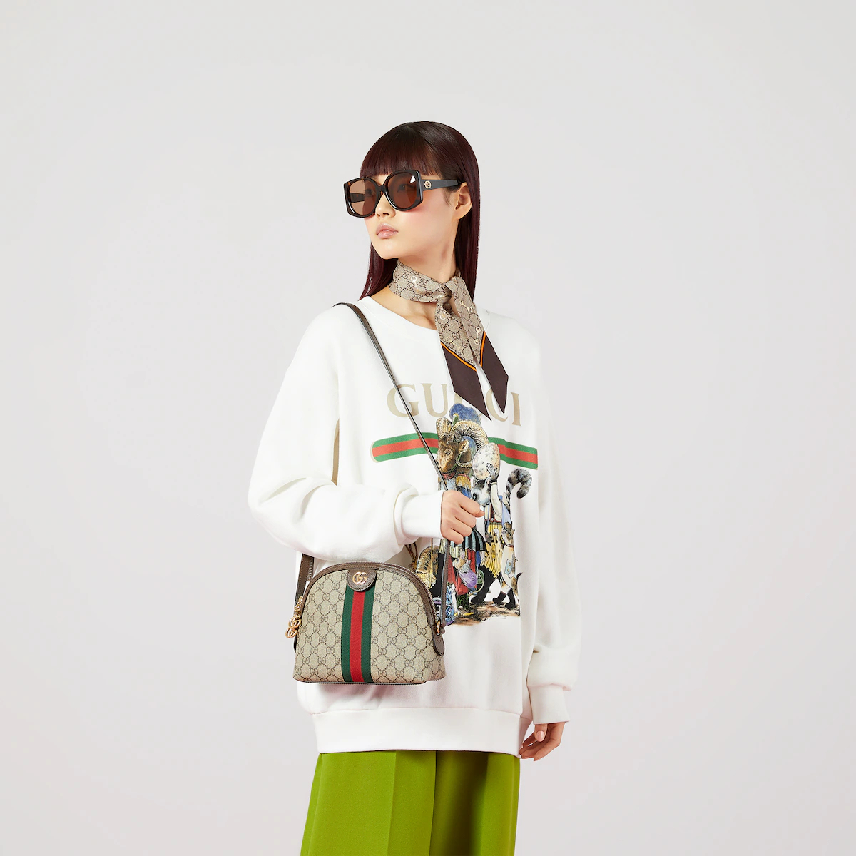 OPHIDIA  SMALL SHOULDER BAG