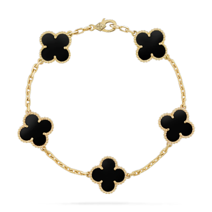 Vintage Alhambra bracelet, 5 motifs