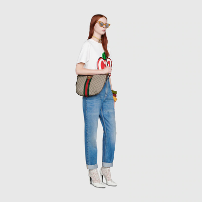 OPHIDIA  SMALL SHOULDER BAG