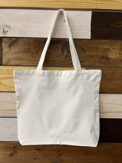 Small White Shopper Tote Bag
