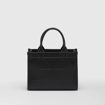 Mini  Symbole leather bag with stitching