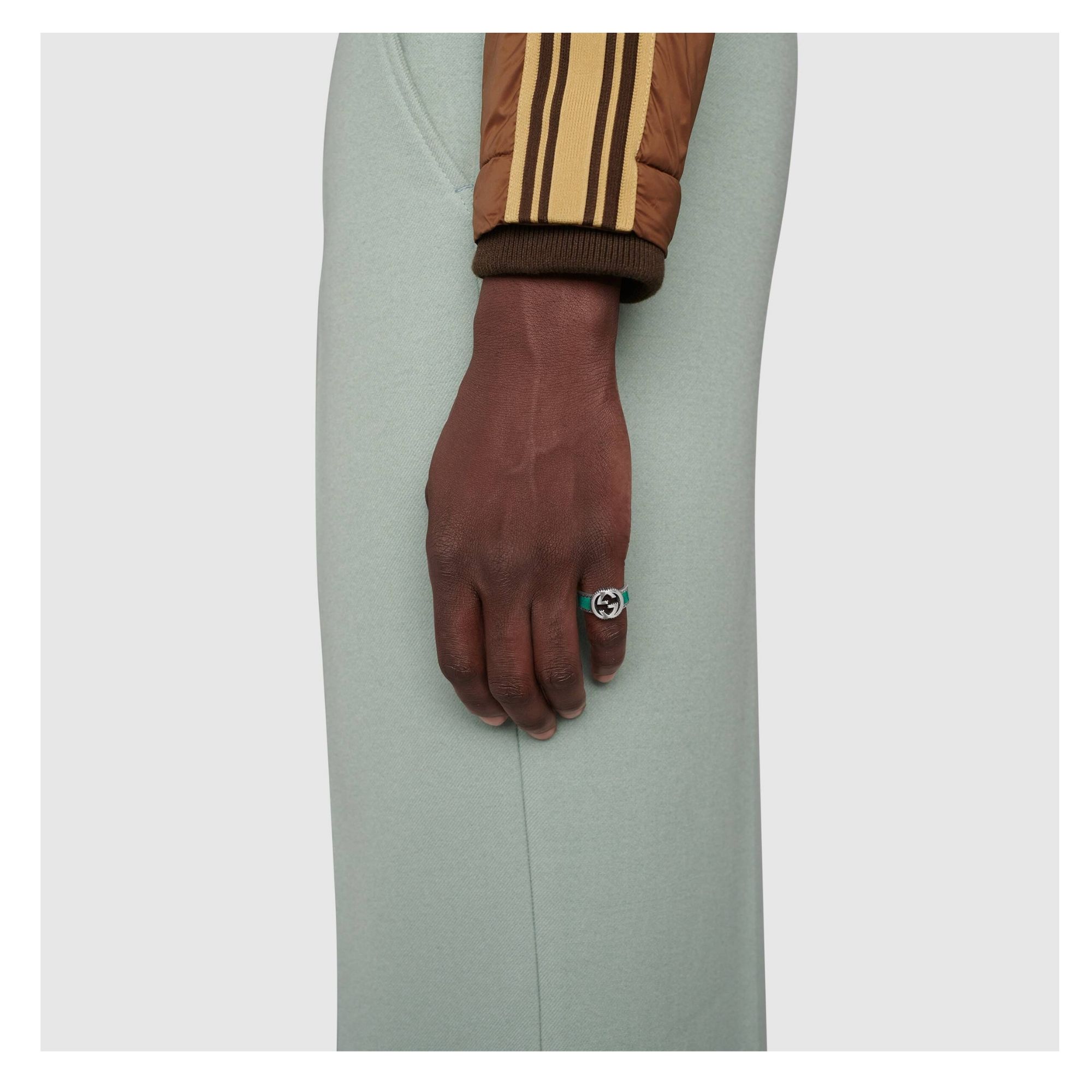 TURQUOISE ENAMEL RING