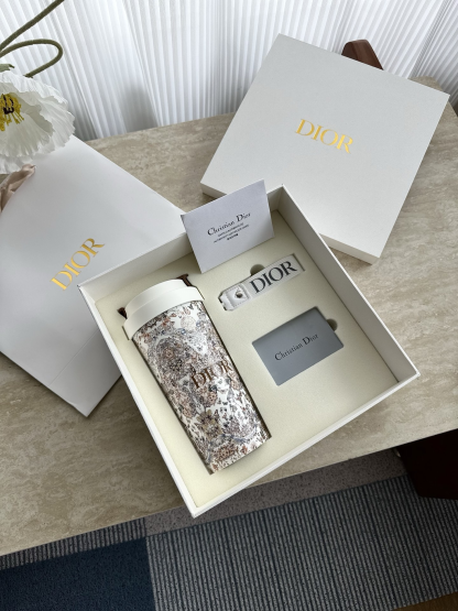 Dithtor Butterfly Ceramic Insulated Travel Mug