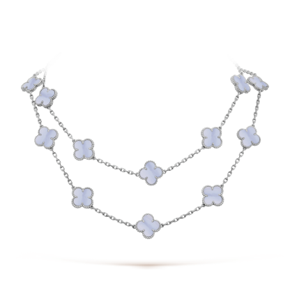 Vintage Alhambra long necklace, 20 motifs