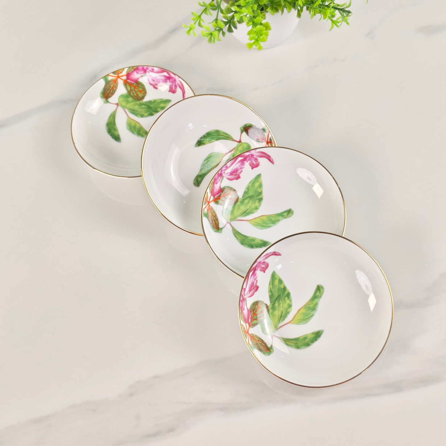 New Arrival 🔥 Herthtmès — Exquisite & High-End: "Rainforest" 22-Piece Dinnerware Set