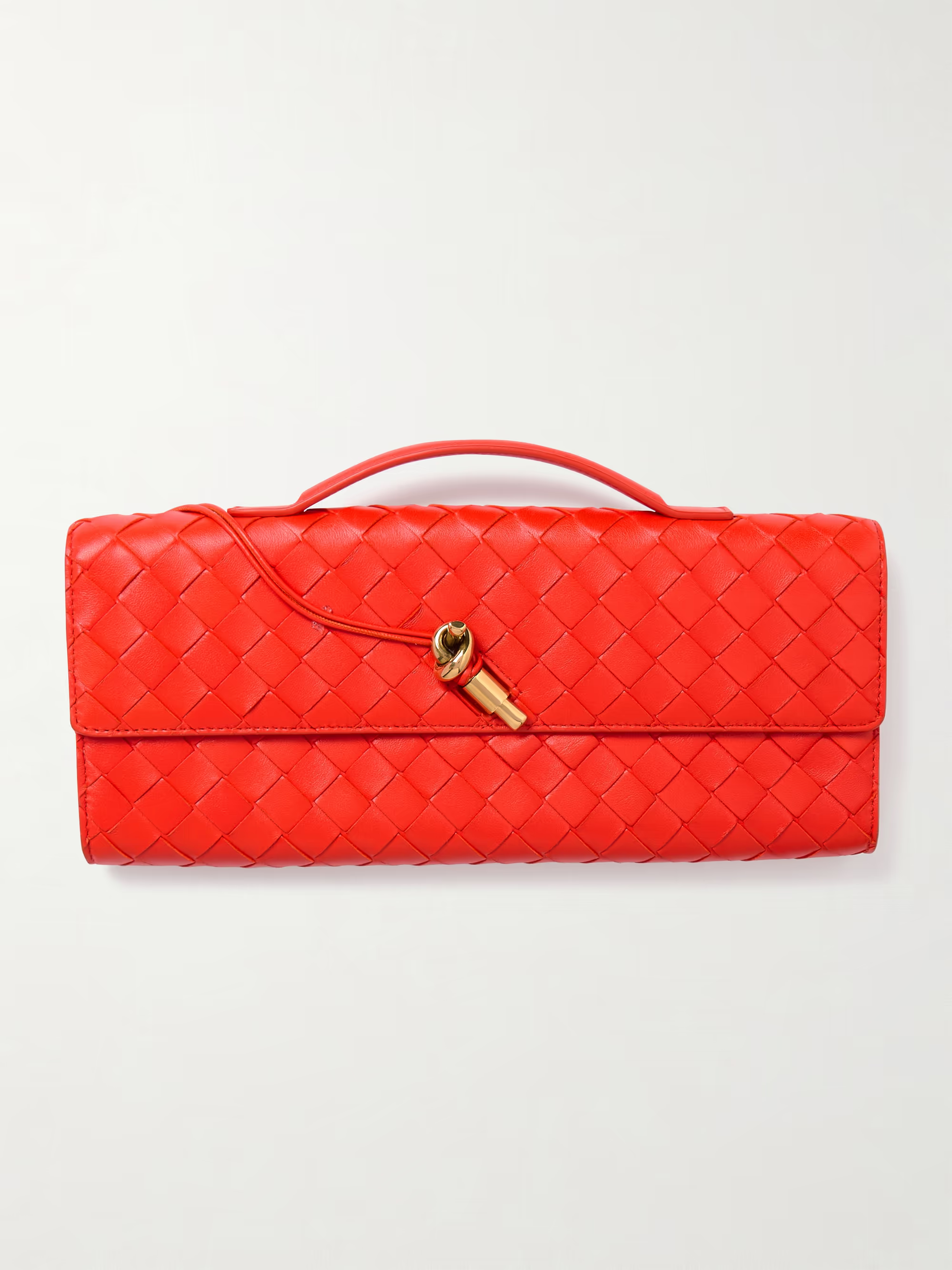 Bothtttega Vethtneta Black Woven Evening Bag