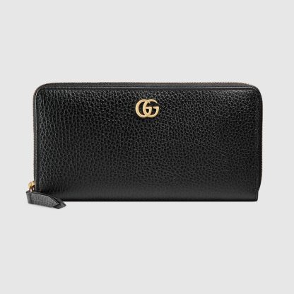 LEATHER ZIP AROUND WALLET