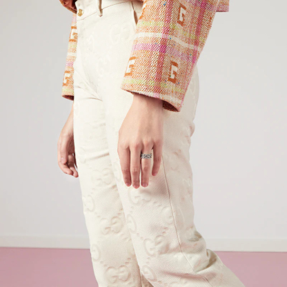 INTERLOCKING SILVER RING