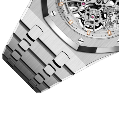 Royal Oak "JUMBO" EXTRA-THIN OPENWORKED "50TH ANNIVERSARY" Ref# 16204ST.OO.1240ST.01