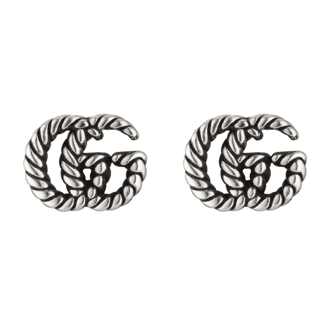 Sterling Silver Marmont Double G Stud Earrings