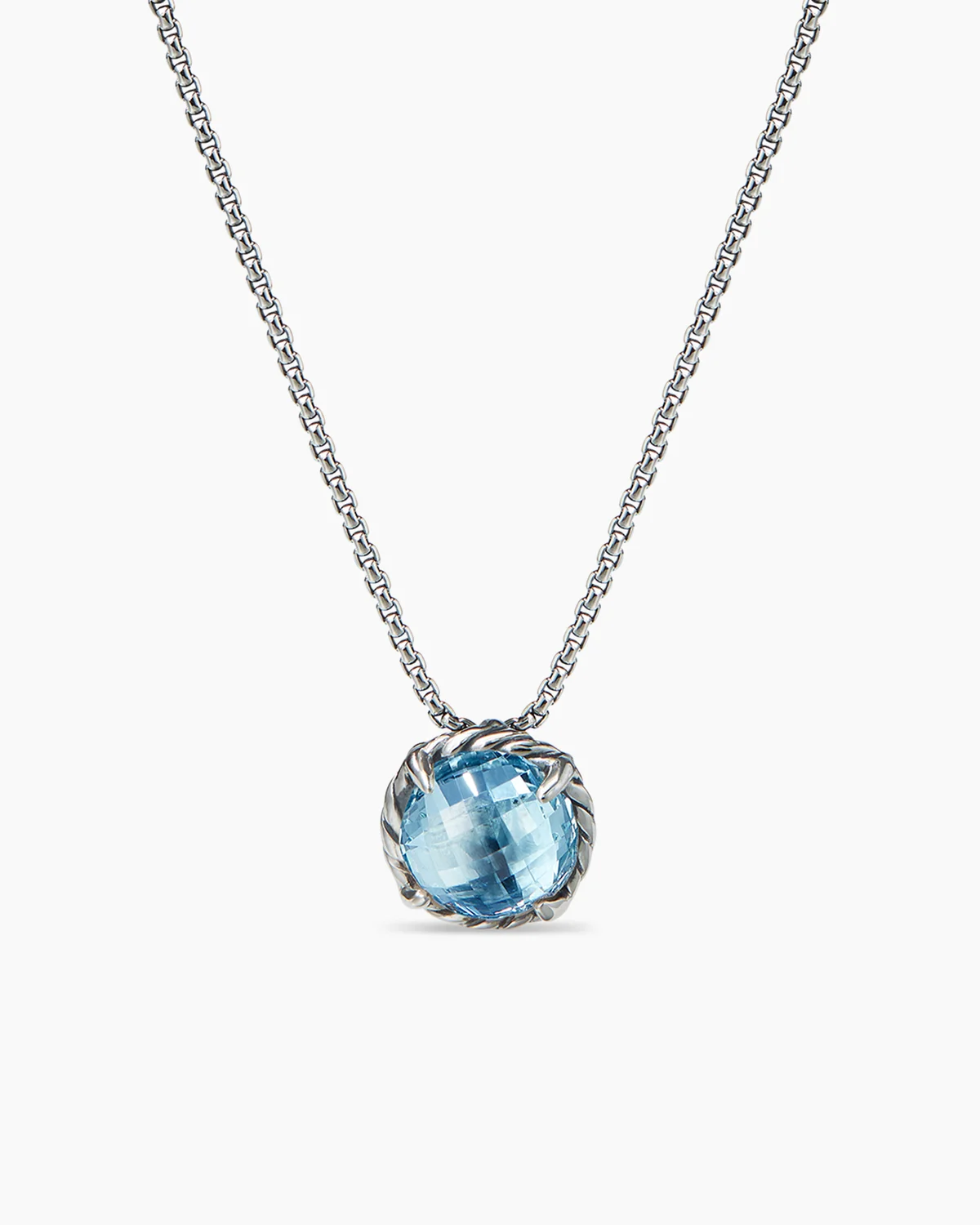 [Copy][Copy]Petite Chatelaine庐 Necklace Sterling Silver with 18K Yellow Gold Dome, 10mm