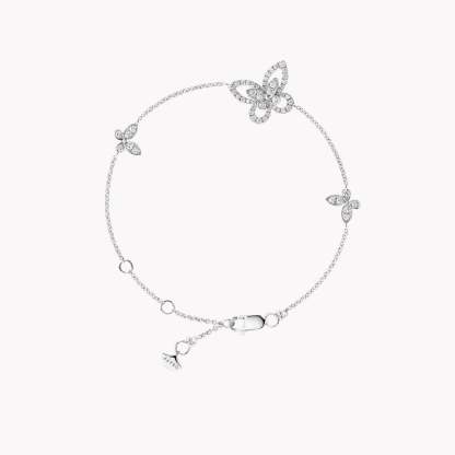Butterfly Silhouette Diamond Mini Bracelet