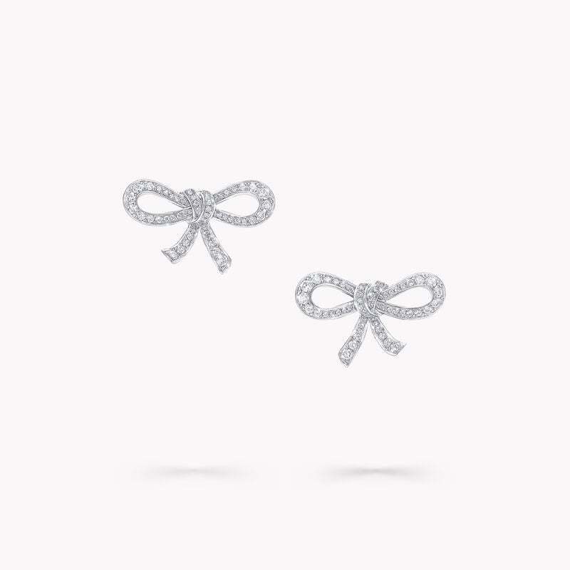 Tilda's Bow Mini Diamond Stud Earring