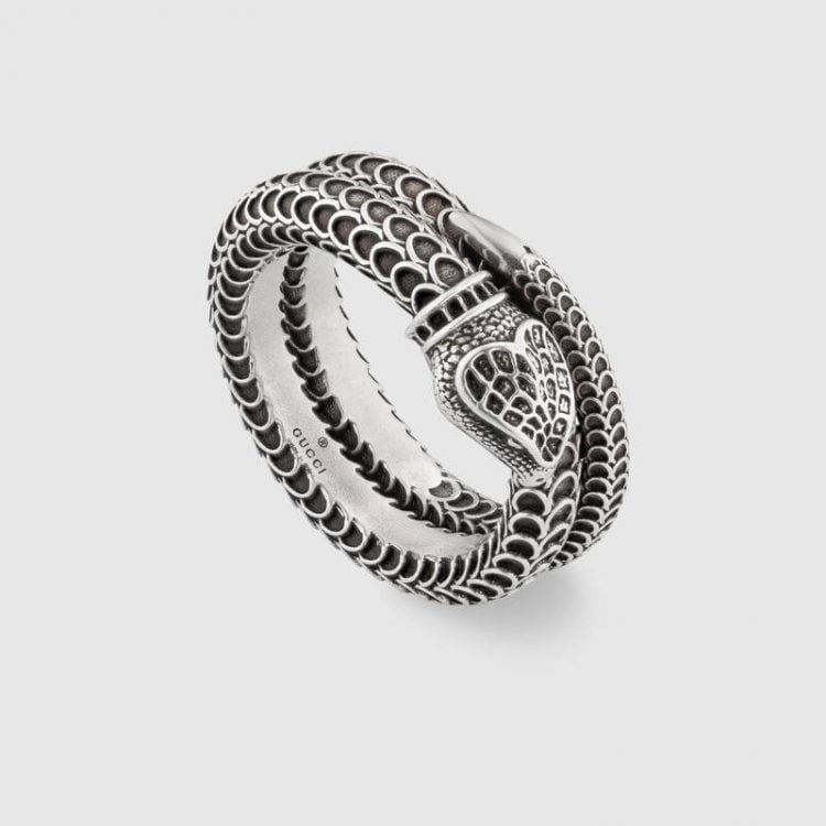 GARDEN SILVER SNAKE RING