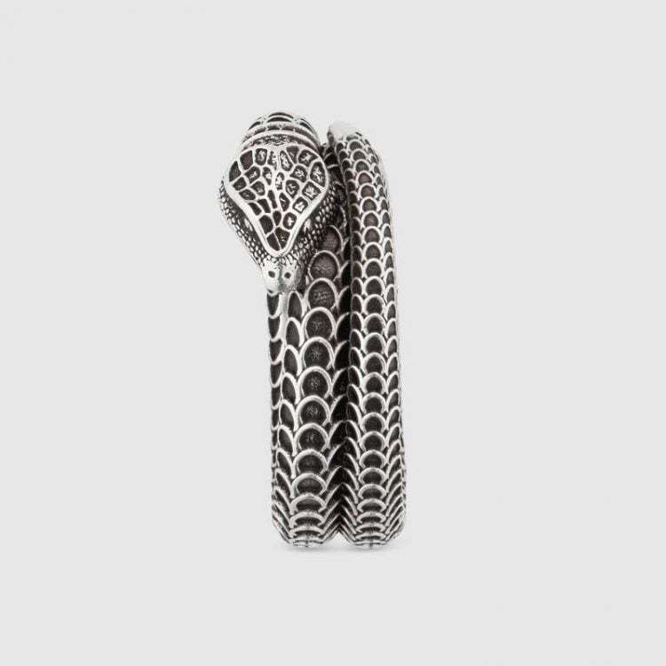 GARDEN SILVER SNAKE RING