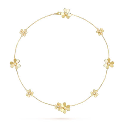 Frivole necklace, 9 flowers