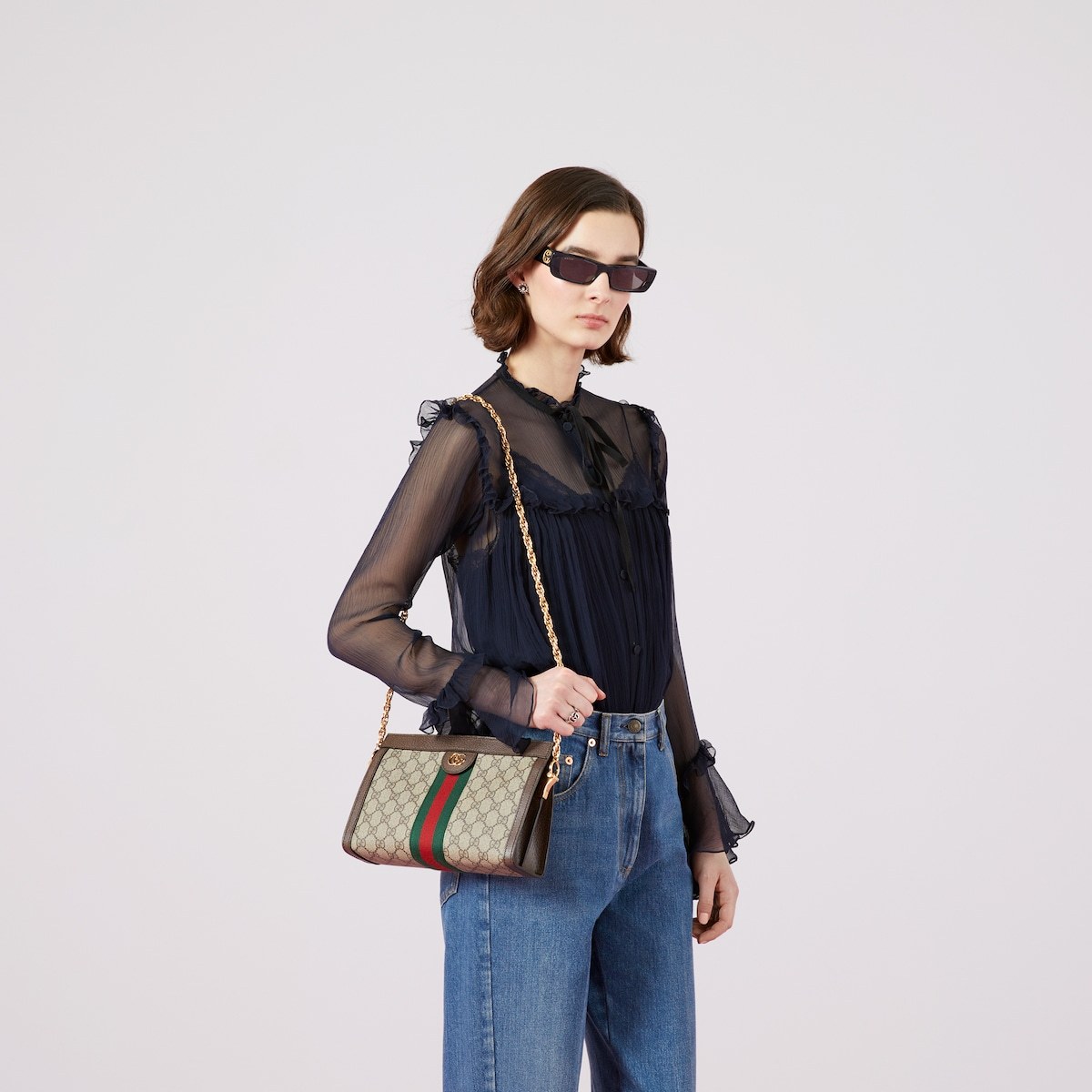 OPHIDIA  SMALL SHOULDER BAG
