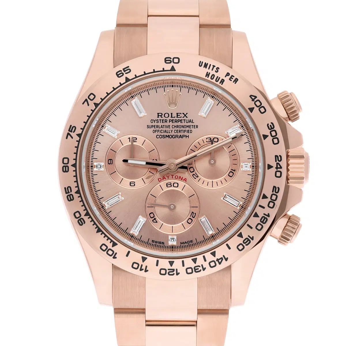 (12A Top-Tier Version) Cosmograph Daytona Rose Gold Watch 116505-0017