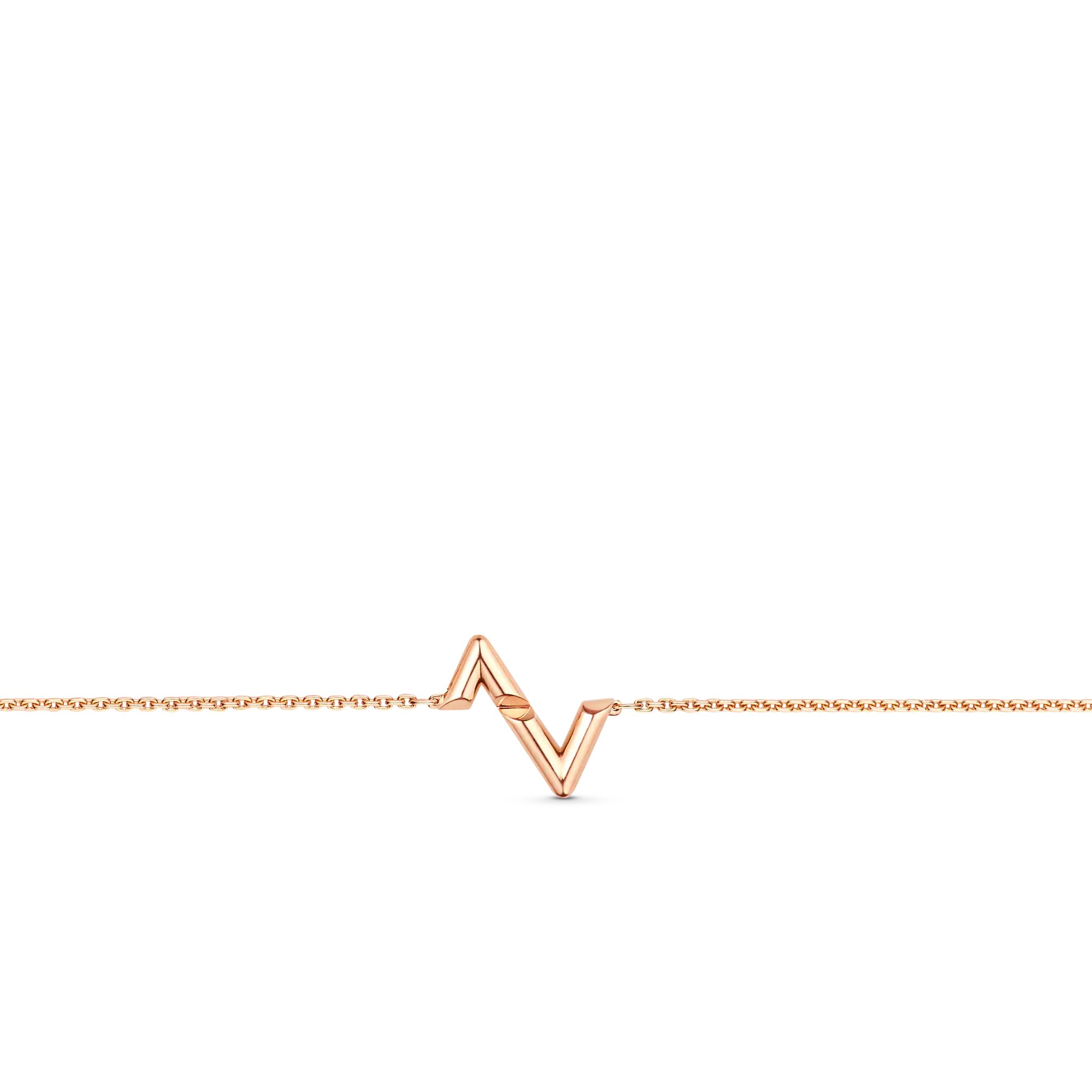 Volt Upside Down Bracelet, Pink Gold