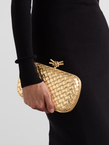 Bothtttega Vethtneta Golden Dinner Bags