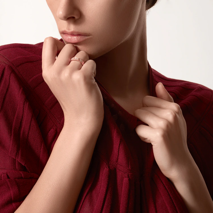 LOVE WEDDING BAND, DIAMOND-PAVED