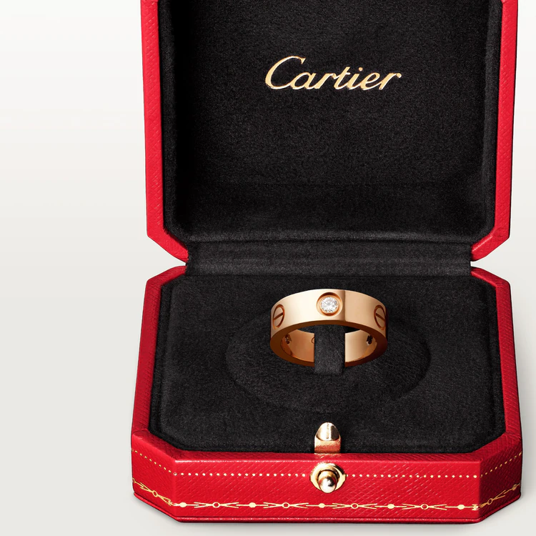 LOVE RING, 3 DIAMONDS