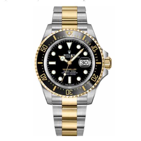 Sea-Dweller Gold & Oystersteel Men's Watch M126603-0001