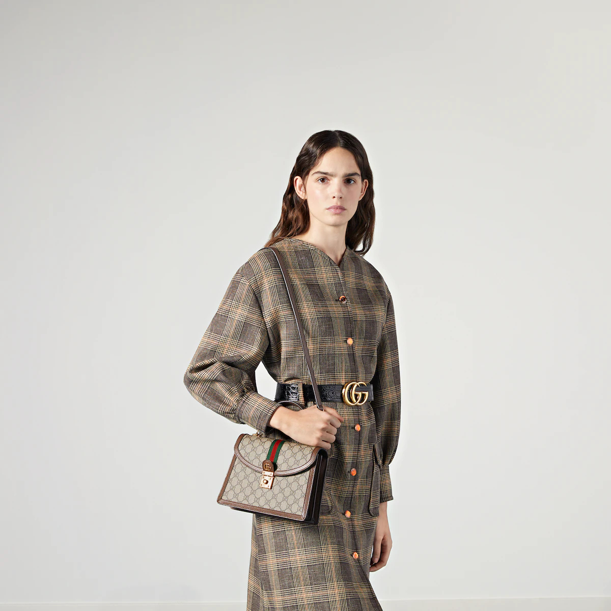 OPHIDIA  SMALL TOP HANDLE BAG