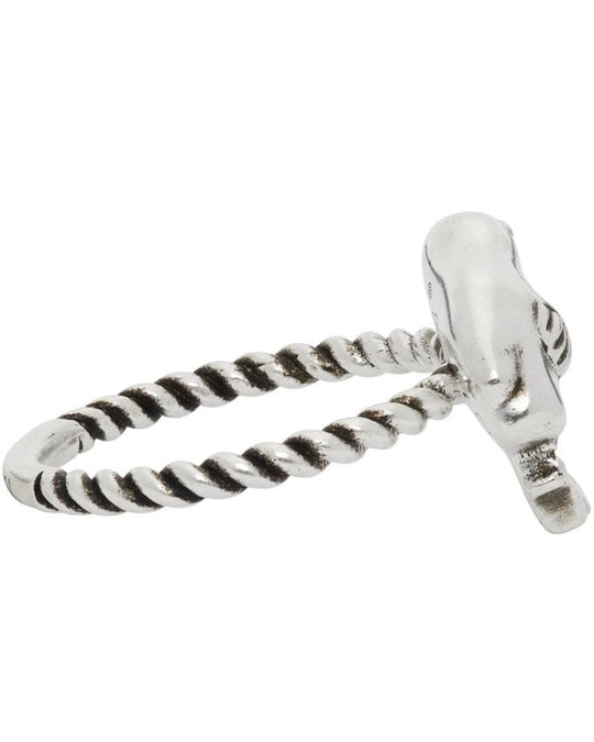 Chick Motif Ring in Silver