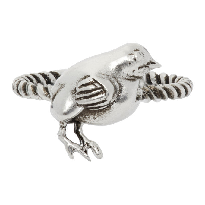 Chick Motif Ring in Silver