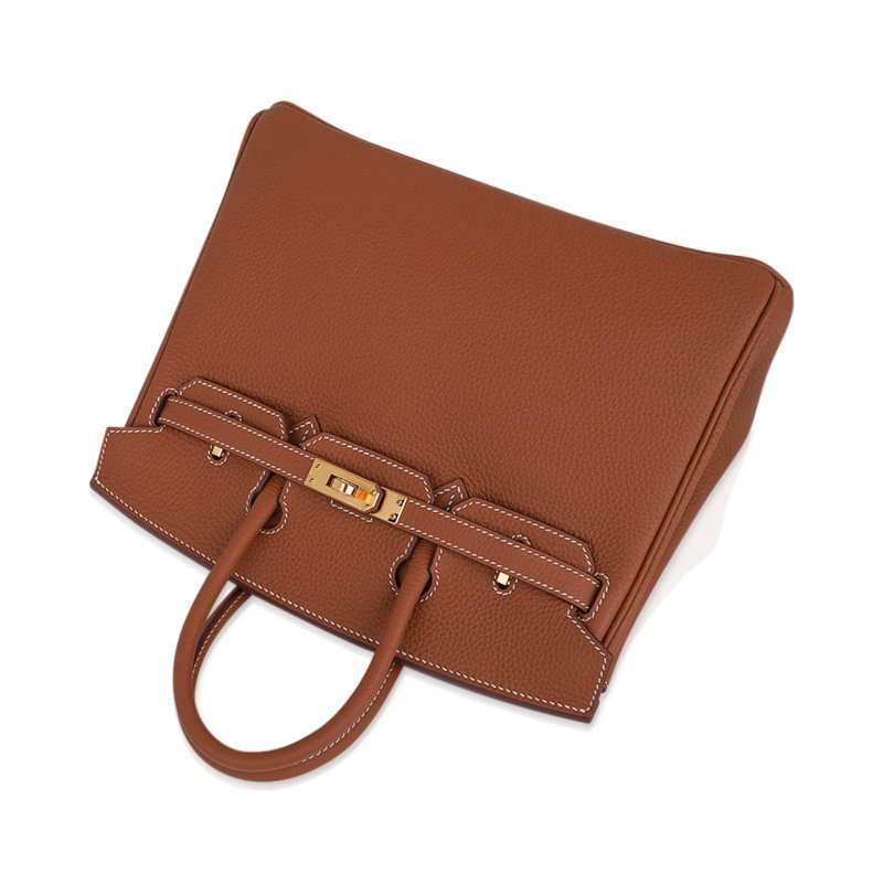 Birkin 25 Bag Gold Togo Leather Gold Hardware