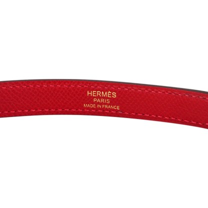 Kelly 32 Sellier Bag Rouge Casaque Epsom Leather with Gold Hardware