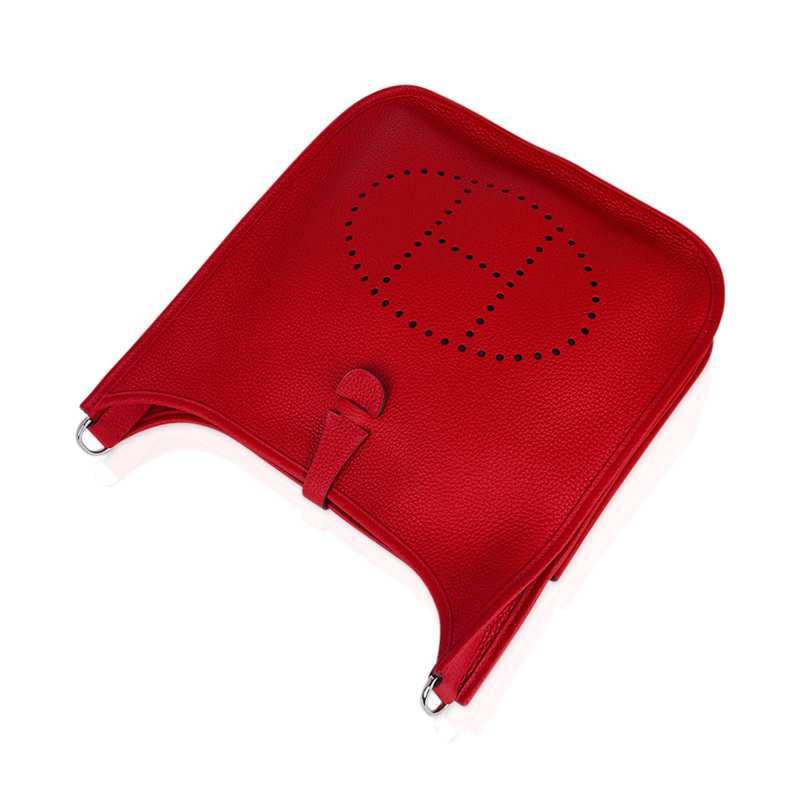 Evelyne PM Bag Rouge Casaque Clemence Palladium Hardware