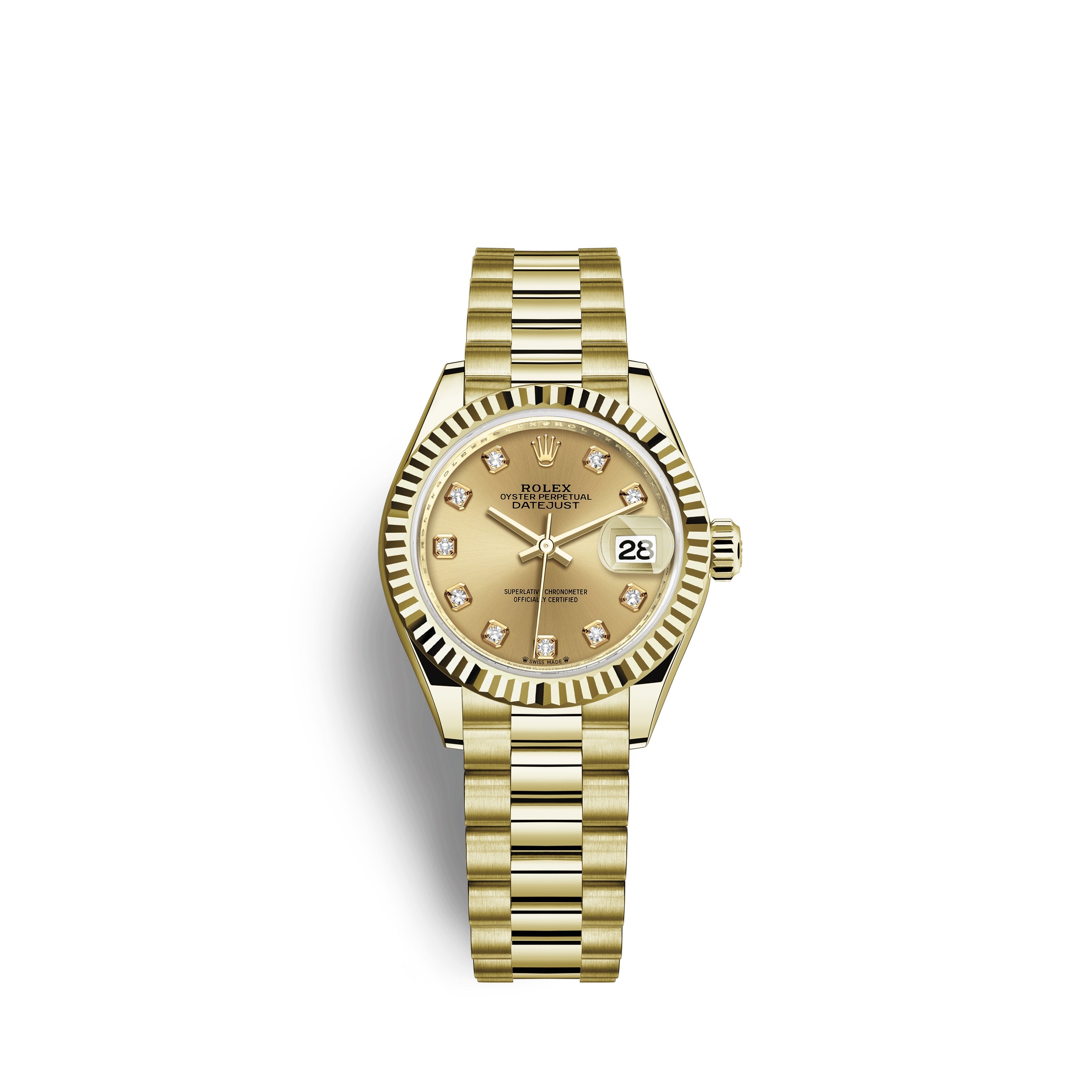 Lady-Datejust 28, 18k Yellow Gold, Ref# 279178-0017