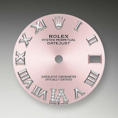 Datejust 31, Oystersteel, 18kt White Gold and diamonds, Ref# 278384RBR-0028