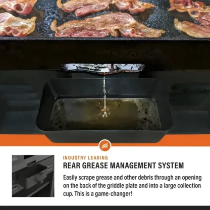 Blackstone 4-Burner 36" Griddle Cooking Station with Side Shelves