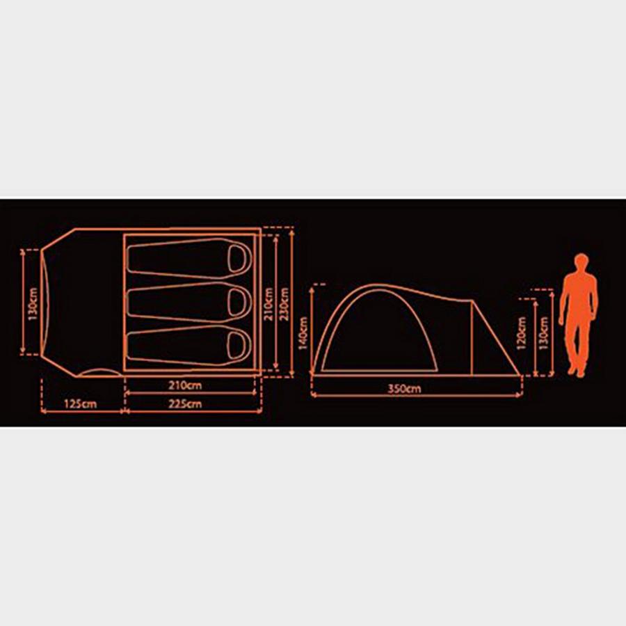 Eurttgohike-Avon 3 DLX Nightfall Tent