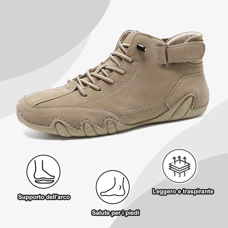 Per un periodo limitato, con uno sconto del 50%, le scarpe ortopediche in pelle alleviano il dolore ai piedi e riducono la pressione del peso sulle articolazioni del piede