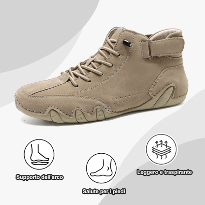 Per un periodo limitato, con uno sconto del 50%, le scarpe ortopediche in pelle alleviano il dolore ai piedi e riducono la pressione del peso sulle articolazioni del piede