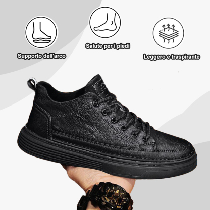 Ordina oggi con uno sconto del 50% Scarpe ortopediche in pelle super morbide, allevia il dolore durante la camminata e riduce la pressione sulle articolazioni.