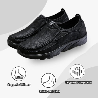 Lo sconto di oggi è del 50%, scarpe ortopediche casual in pelle, alleviano il dolore ai piedi e migliorano la postura della camminata.