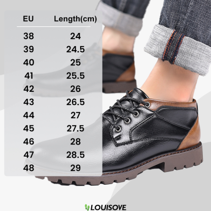Lo sconto di oggi è del 50%. Le scarpe ortopediche in pelle, realizzate in pelle bovina, possono alleviare la pressione sui piedi e ridurre il dolore.