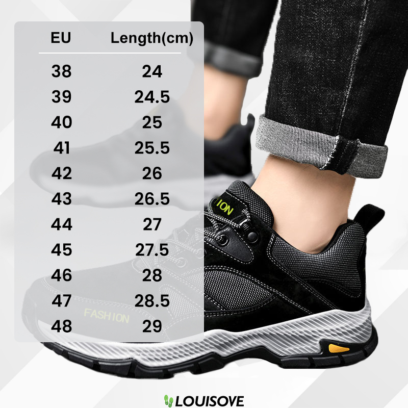 Lo sconto di oggi è del 50%. Le sneakers da uomo sono progettate ergonomicamente per proteggere meglio i piedi e alleviare la pressione.