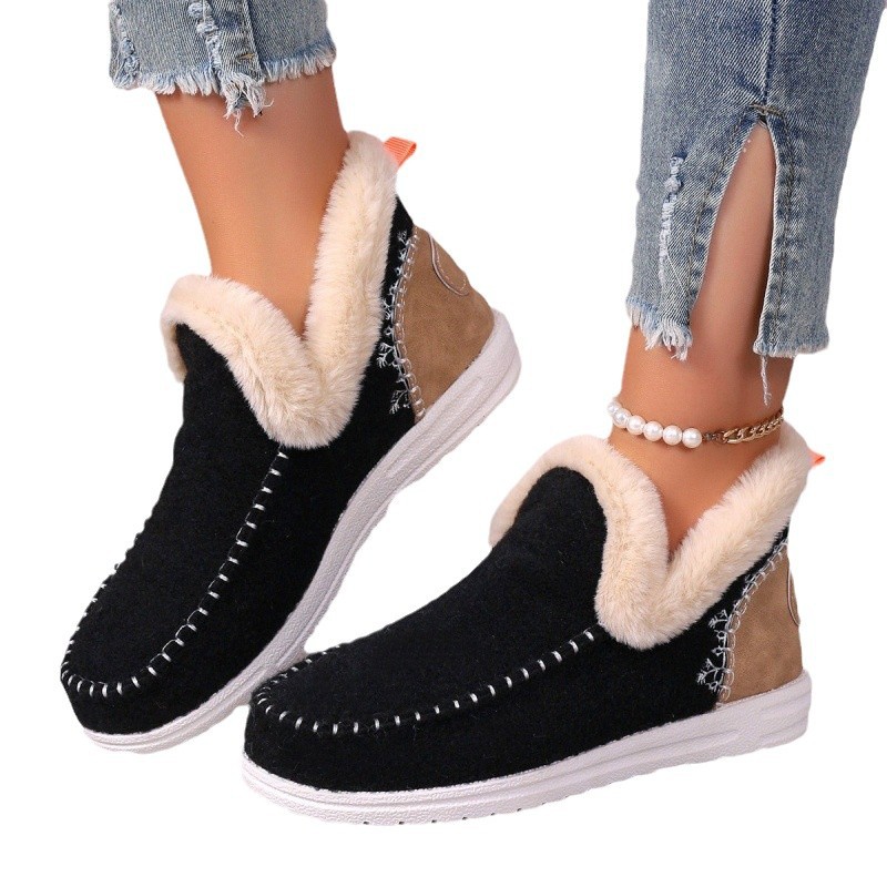 Lo sconto di oggi è del 50%. Le scarpe ortopediche invernali da donna mantengono i piedi caldi e alleviano il dolore e l'affaticamento.