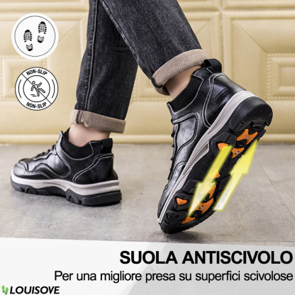 Lo sconto di oggi è del 50%. Le scarpe ortopediche da uomo possono alleviare la pressione sui piedi e proteggere meglio i piedi e le ginocchia.