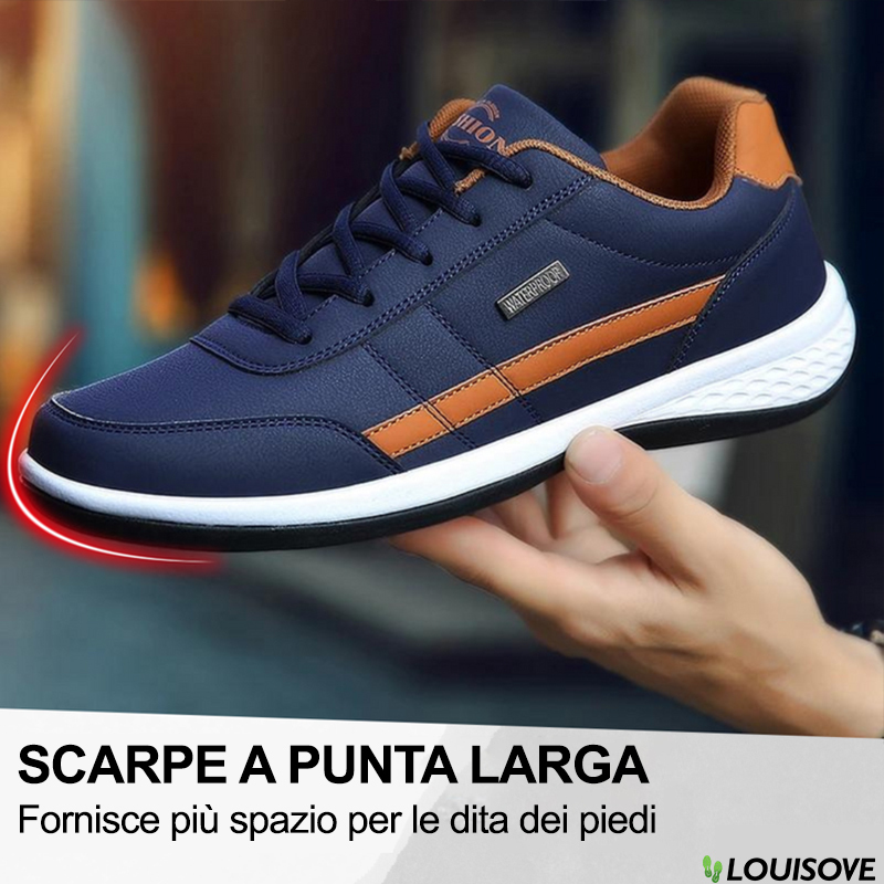 [Sconto del 50% per un periodo limitato] Scarpe da ginnastica ortopediche in pelle ultraleggera per alleviare il dolore Scarpe da ginnastica ergonomiche in pelle comode 👞