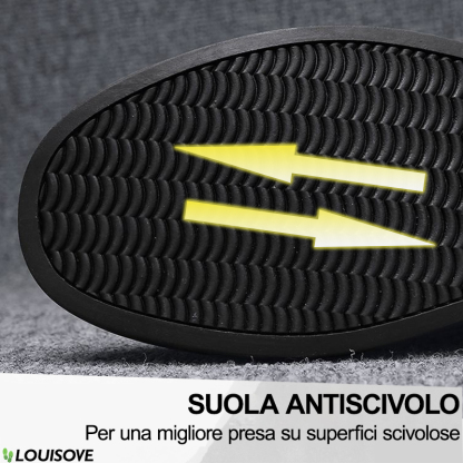 Ordina oggi con uno sconto del 50% Scarpe ortopediche in pelle super morbide, allevia il dolore durante la camminata e riduce la pressione sulle articolazioni.